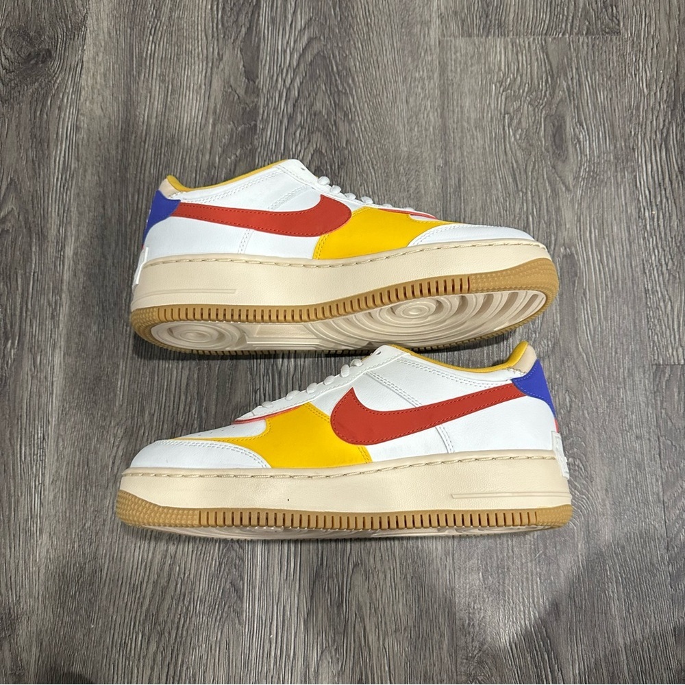 White Multicolor Low-Top Women's Sneakers - Picture 5 of 6